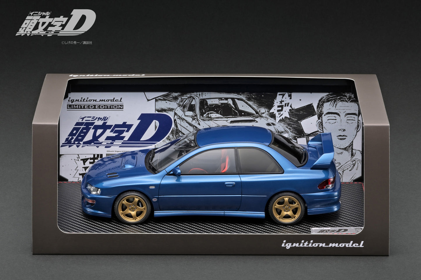 IG3538 1/18 INITIAL D SUBARU Impreza WRX type R STi Ver.V (GC8) Mr.Bunta